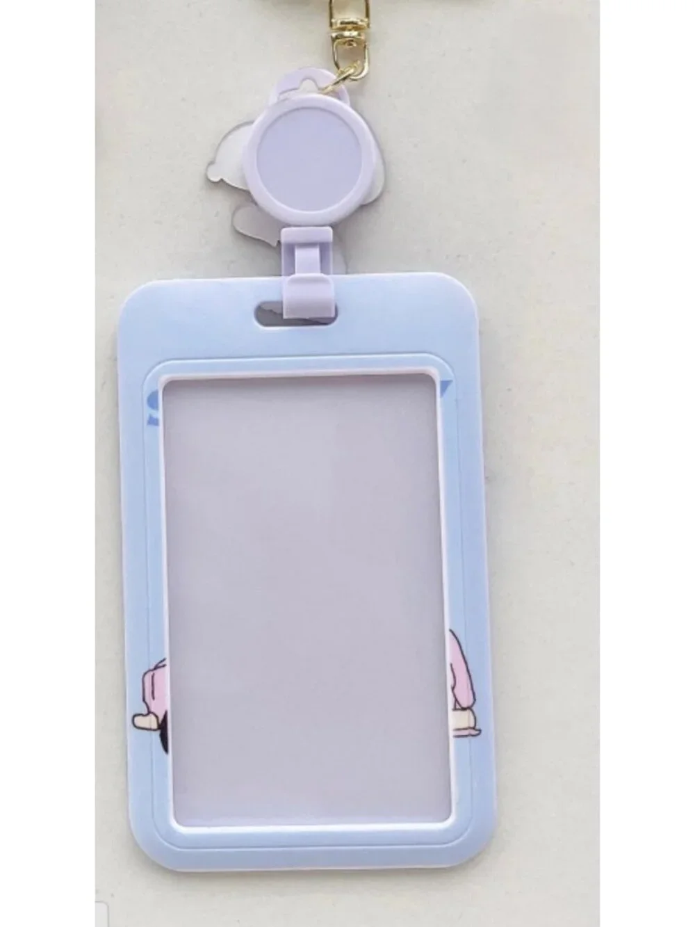 Snoopy Peanuts Retractable ID Badge Holder Keychain Card Case w/ Clip New